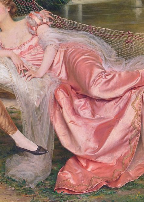 Art History - Details in Pink  Afternoon Tea for Three, by... Aphrodite Aesthetic, Pink Coquette, Old Paintings, Aesthetic Painting, Romantic Art, Ethereal Art, Classical Art, Old Art, Rococo