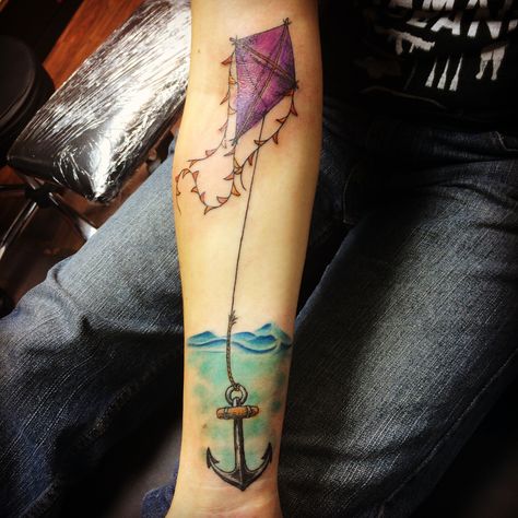 We understand the importance of kites and anchors, kite tattoo, anchor tattoo, kite and anchor tattoo Kite Tattoo, Zen Tattoo, Bird Tattoo Meaning, Whimsical Tattoos, Taboo Tattoo, Anchor Tattoo, Tattoo Meaning, Tattoos Gallery, 문신 디자인