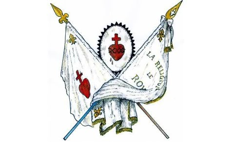 Libertarian Tattoo, Catholic Flag, Kingdom Logo, Catholic Feast Days, Catholic Theology, Christian Illustration, Elizabeth Liones, Military Orders, Age Of Empires