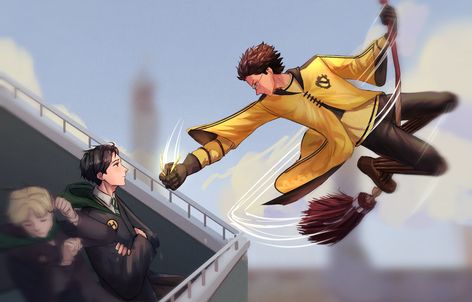 #tomarry on Tumblr Tomarry Fanart, Tom And Harry, Tr Fanart, Hogwarts Games, Harry Potter Toms, Sebastian Sallow, Hp Universe, Marauders Fan Art, Images Harry Potter