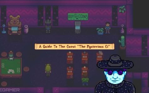 Stardew Valley is filled with mysteries, and Mr. Qi is one of the strangest. Here's how to complete one of his major quests. Stardew Valley Quest, Stardew Valley Mr Qi, Mr Qi Stardew Valley, Mr Qi, Valley Game, Acnh Clothes, Front Deck, Club Card, Stardew Valley