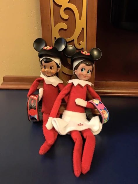 Fun Ways to Reveal a Disney Surprise to the Kids | Traveling Mom Elf On The Shelf Mickey Ears, Elf On The Shelf Disney Surprise, Disney Surprise Ideas, Surprise Disney Trip Reveal, Disney Trip Reveal, Elf Mischief, Disney Trip Surprise, Superhero Party Favors, Disney Reveal