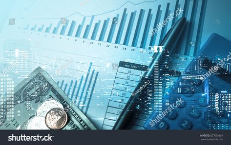 Double exposure of city and pen, calculator , money , graph for finance and business concept royalty free image photo Corporate Accounting, Trade Finance, Finance Binder, Finance App, Central Bank, Wealth Management, Business Finance, Double Exposure, Financial Planning