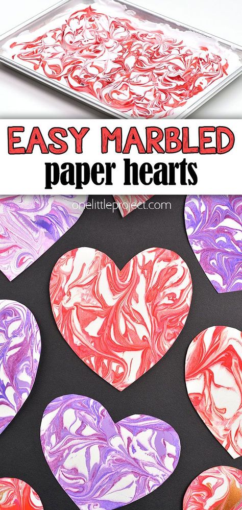 Create marbled shaving cream hearts and use them to make a homemade Valentine's Day card! It's such an easy art project for kids, and so fun to make unique marbling designs in the paint and shaving cream. They're the perfect craft for Valentine's Day, Mother's Day, or any day! Valentines Art For Kids, Valentine Art Projects, Homemade Valentines Day Cards, February Crafts, Diy Valentines Cards, Food Activities, Valentine's Day Crafts For Kids, Preschool Valentines, Valentine Activities