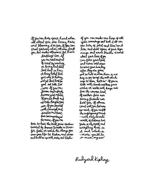 Excited to share the latest addition to my #etsy shop: If Poem Rudyard Kipling Digital Download Printable If By Rudyard Kipling Printable, If Tattoo Rudyard Kipling, If Rudyard Kipling Tattoo, If Rudyard Kipling Printable, If Rudyard Kipling Wallpaper, If Kipling, If Poem Rudyard Kipling, Poem Artwork, Rudyard Kipling Quotes