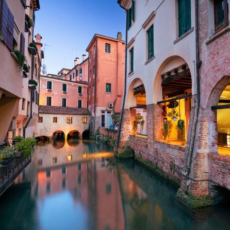 Canals in Treviso Italy Treviso Italy, Italy Tourism, Bank Balance, Italian City, Cities In Italy, Italian Countryside, Regions Of Italy, Romantic City, Italy Travel Tips