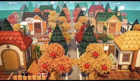 Acnh Towncore Neighborhood, Acnh Kidcore Neighborhood, Animal Crossing Neighborhood, Animal Crossing Neighborhood Ideas, Acnh Neighborhoods, Acnh Halloween Code, Halloween Acnh, Blue Hydrangea Bush, Neighborhood Ideas