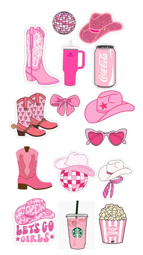 Cowgirl Parties Ideas, Animal Stickers Printable, Butterfly Stickers Printable, Birthday Stickers Printable, Printable Aesthetic Stickers, Coffee Stickers Printable, Stickers Printable Cute, Anime Stickers Printable, Kpop Stickers Printable