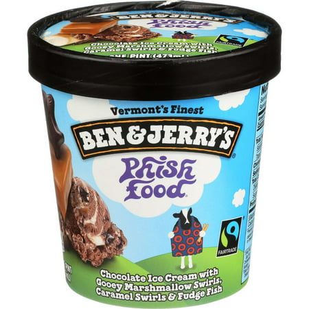 Phish Food Ice Cream, Phish Food, Chocolate Caramel Cookies, Ice Cream Swirl, Dairy Desserts, Cheesecake Ice Cream, Caramel Cookies, Chocolate Marshmallows, Fish Food