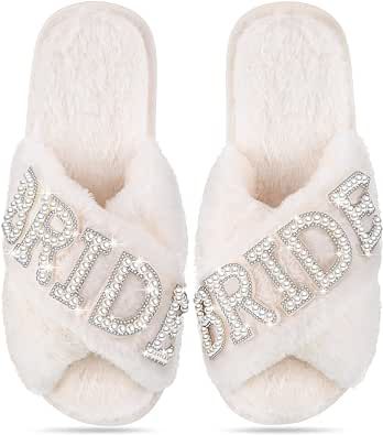 Wedding Slippers For Bride, Pearl Slippers, Bridal Flip Flops, Bridal Slippers, Bride Slippers, Bachelorette Party Gift, Wedding Slippers, Pearl Bride, Toe Slippers