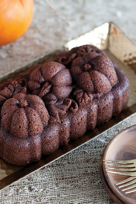 Spiced Pumpkin Loaf Recipe- Nordic Ware Nordic Ware Recipes, November Magic, Nordic Bakeware, Spooky Dooky, Autumn Bakes, Nordic Ware Bundt Pan, Fruit Breads, Bakery Aesthetic, Nordic Recipe