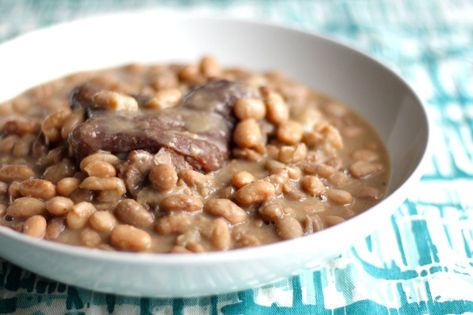 Pinto Beans With Ham Hocks Recipe | The Hungry Hutch Pinto Beans And Ham, Ham Bone Recipes, Beans With Ham, Ham Hock Recipes, Ham Hocks And Beans, Beans And Ham, Ham Hocks, Beans In Crockpot, Pinto Bean Recipes