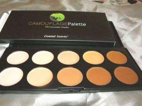 Coastal Scents Professional Camouflage Concealer Palette: Beauty $22 #ConcealerHowToApply School Paper Organization, Makeup Contouring, Camouflage Concealer, Coastal Scents, Concealer Palette, Makeup Palettes, Concealer For Dark Circles, Elf Makeup, Contour Makeup