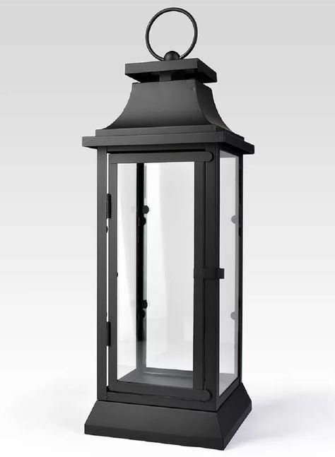 Breakwater Bay Floor Lantern | Wayfair Floor Lanterns, Floor Lantern, Decorative Lanterns, Large Lanterns, Black Lantern, Small Lanterns, Lantern Candle Decor, Iron Lanterns, Unique Centerpieces