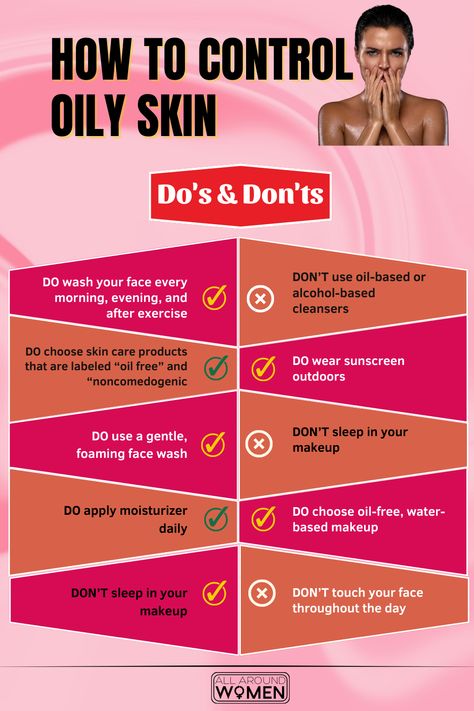 How To Control Oily Skin, oily skin How To Reduce Oily Skin, Clear Skin Tips For Oily Skin, How To Reduce Oily Face, How To Control Oily Face, Makeup For Oily Skin Tips, Correct Skin Care Routine, Procreate Tutorial Step By Step, Face Cleaning Routine, Skincare For Sensitive Skin