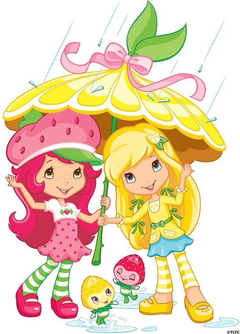 Strawberry Shortcake & Lemon Meringue Strawberry Shortcake Pictures, Berry Shortcake, Strawberry Shortcake Cartoon, Strawberry Shortcake Birthday, Random Wallpaper, Strawberry Shortcake Characters, Strawberry Shortcake Party, Hello April, Vintage Strawberry Shortcake