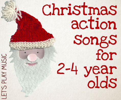 Christmas Action Songs for 2-4 Year Olds - Kids' Songs for Christmas - Let's Play Music Christmas Songs For Toddlers, Preschool Christmas Songs, Songs For Christmas, Christmas Songs For Kids, Do It Yourself Decoration, Action Songs, Christmas Program, Preschool Music, Preschool Songs