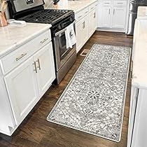 Hardwood Floors In Bathroom, Farmhouse Kitchen Rugs, Bathroom Runner, Kitchen Carpet Runner, Bathroom Runner Rug, Beige Kitchen, Rug Runner Kitchen, Walking Barefoot, Kitchen Runner Rug