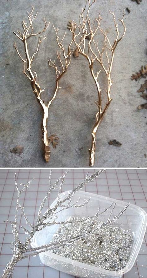 Wedding Winter, Diy Wedding Decorations, Trendy Wedding, Christmas Wedding, Wedding Themes, Unique Weddings, Wedding Centerpieces, Tree Branches, Winter Wedding