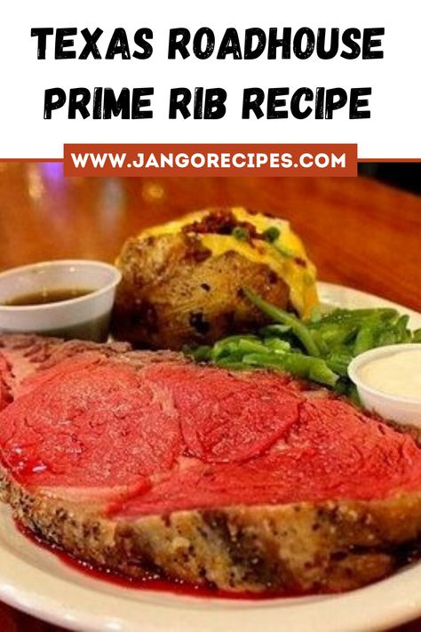 Texas Roadhouse Prime Rib Recipe, Texas Roadhouse Ribs Recipe, House Of Prime Rib, Prime Rib Sauce, Smoked Prime Rib, Buttery Mashed Potatoes, Ribeye Roast, Cooking Prime Rib, Rib Recipe