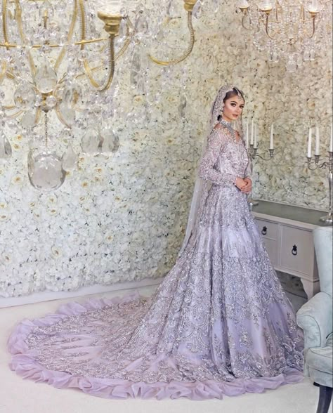 Lilac Wedding Dress, Asian Fits, Walima Dresses, Baju Kahwin, Nikah Dress, Walima Dress, Purple Wedding Dress, Desi Wedding Dresses, Asian Wedding Dress