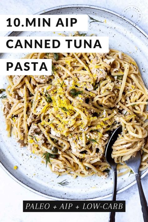 Canned Tuna Pasta, Autoimmune Paleo Recipes, Aip Paleo Recipes, Tuna Pasta, Canned Tuna, Boiled Egg Diet Plan, Aip Diet, Baking Soda Beauty Uses, Boiled Egg Diet