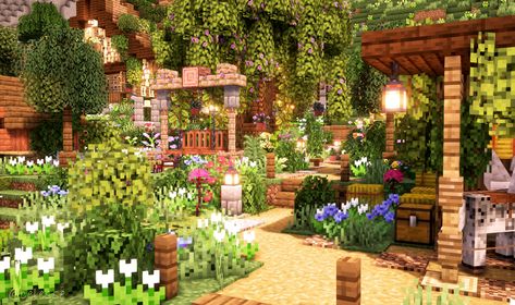 Chalet Minecraft, Minecraft Addons, Minecraft Kingdom, Minecraft Garden, Cottagecore Minecraft, Minecraft Decoration, Minecraft Interior Design, Minecraft Farm, Minecraft Cottage