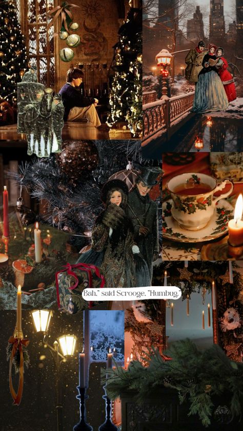 Christmas Lockscreen, Christmas Victorian, Dark Victorian, Christmas Collage, Dark Christmas, Coffee Wallpaper, Christmas Phone Wallpaper, Victorian Christmas, Winter Aesthetic