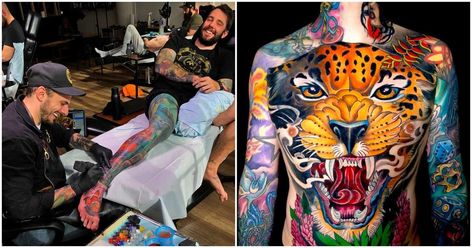 21 Montreal Tattoo Artists To Check Out Whenever You're Craving New Ink - MTL Blog Montreal Tattoo, Scale Tattoo, Red Words, Most Popular Tattoos, About Tattoo, Back Pieces, Tattoo Trends, Popular Tattoos, Old School Tattoo