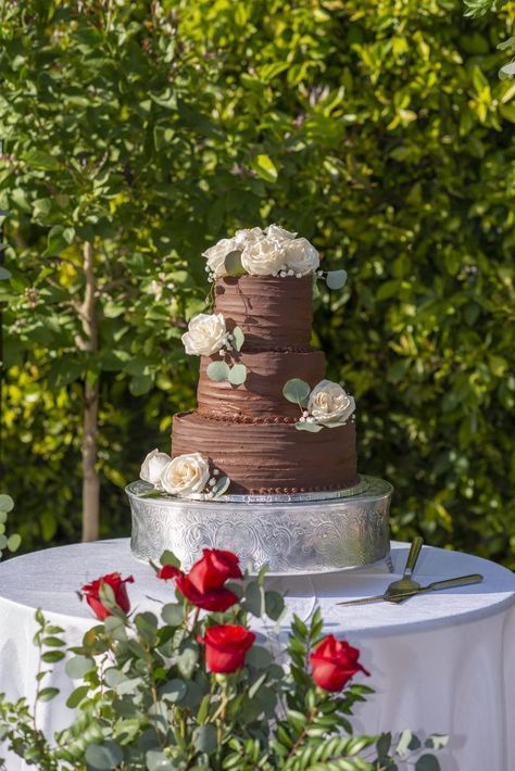 Chocolate Anniversary Cake, Vegan Wedding Cake, Chocolate Wedding, Vegan Wedding, Chocolate Wedding Cake, Cake Chocolate, Tiered Wedding Cake, Three Tier, Willy Wonka