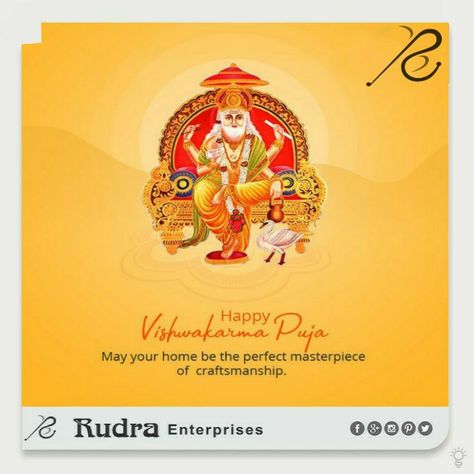 Bhai Dooj Images, Vishwakarma Jayanti, Happy Vishwakarma Puja, Lord Vishwakarma, Vishwakarma Puja, Good Morning Massage, Creator Of The Universe, Happy May, He Is Coming