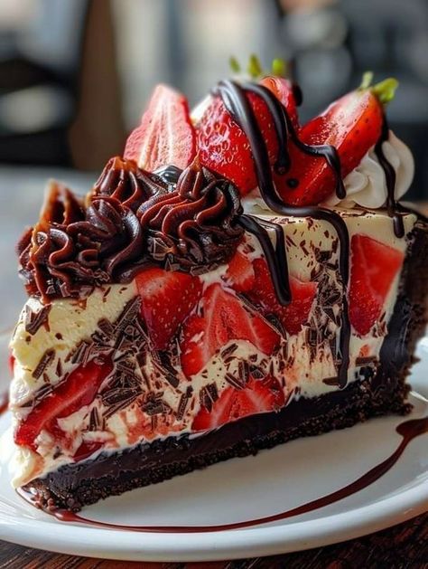 Chocolate Cheesecake Strawberries, Chocolate Swirl Cheesecake Recipes, Chocolate Raspberry Swirl Cheesecake, Aesthetic Treats, Summer Cheesecake Recipes, Chocolate Raspberry Cake Aesthetic, Cheesecake Aesthetic Strawberry, Cheesecake Mousse Recipe, Strawberry Swirl Cheesecake