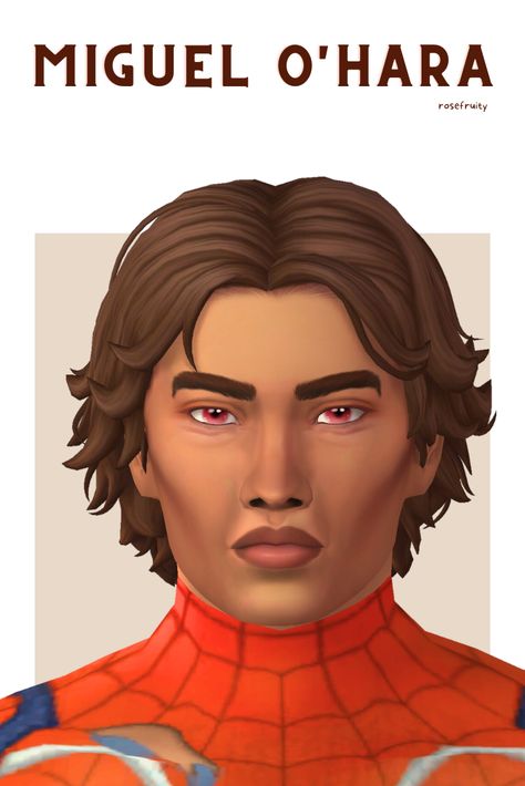 Sims 4 Cc Miguel O'hara, Miguel O'hara Hair, Sims 4 Miguel Ohara, Miguel O'hara Sims 4, Miguel O'hara Sims 4 Cc, Spiderman Sims 4 Cc, Sims 4 Spiderman Cc, Sims 4 Cc Finds Hair, Spiderman Mask