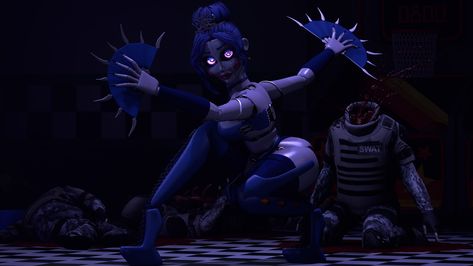 Stylized Ballora, Kitana Wallpaper, Glamrock Ballora, Fnaf Ballora, Clara Afton, Sfm Fnaf, Ballora Fnaf, Fnaf Sl, Animatronic Fnaf