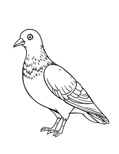 Get ready to take flight with our free pigeon coloring pages! 🎨✨ From soft feathers to determined eyes, bring these urban birds to life with your favorite colors. Click to download and start coloring now! 👉 Chicken Coloring Pages, Chicken Coloring, Panda Coloring Pages, Penguin Coloring Pages, Penguin Coloring, Owl Coloring Pages, Bird Coloring Pages, Fly High, Free Coloring Pages