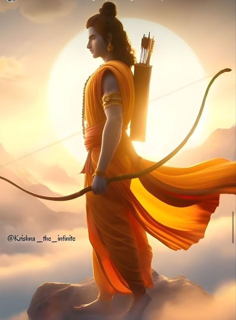 Ram Lord Photos, Lord Rama Art Beautiful, Lord Ram Wallpaper, Ram Ji Images, Ram Ka Photo, Ram Ji Wallpaper, Ram In Ayodhya, Shree Ram Painting, Ram Ji Sketch