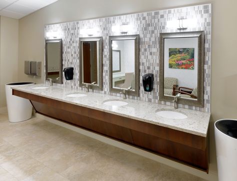 Ada Compliant Commercial Bathroom Design, Church Bathroom Remodel, Church Restroom Decor Ideas, Church Bathroom Decor, Office Restroom Design, Church Renovation Ideas, Church Bathroom Ideas, Church Bathroom, Restroom Tile