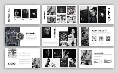 Powerpoint Design With Pictures, Powerpoint Image Layout, Powerpoint Picture Layout, Photo Collage Presentation, Photo Collage Powerpoint, Powerpoint With Pictures, Powerpoint Collage, Photography Presentation Ideas, Fashion Presentation Layout