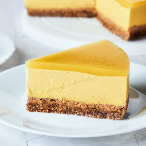 Vegan Mango Tart Recipe, Vegan Jelly Cake, Vegan Mango Mousse, Vegan Mango Cheesecake, Vegan Mango Dessert, Vegan Mango Recipes, Vegan Mango Cake, Vegan Jelly, Vegan Cheesecake Recipe