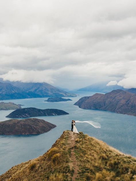 New Zealand Wedding Venues, Wanaka Wedding, Outdoor Wedding Lighting, Wedding New Zealand, Queenstown Wedding, Lake Wanaka, Lights Wedding Decor, English Wedding, Destination Wedding Inspiration