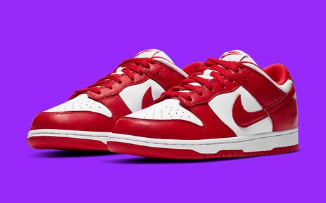 Nike Dunk Low University Red, Nike Dunk Low Sp, Nike Models, Red Sneakers, Nike Dunk Low, Jordan 11, Low Sneakers, Nike Cortez Sneaker, Dunk Low