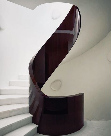 Staircase To Heaven, Achille Salvagni, Nyc Townhouse, Stair Lift, Interior Staircase, Stairs Design Modern, Stairway Design, Design Building, Stair Handrail