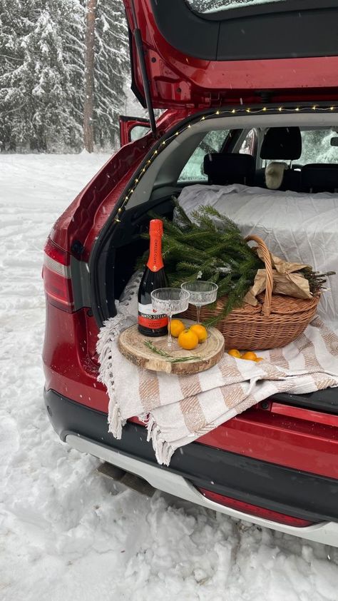 Winter Picnic Aesthetic, Winter Picnic Ideas, Picnic In Winter, Picnic Winter, Car Picnic, Winter Picnic, Lover Aesthetic, Photo Ideas Instagram, Picnic Inspiration