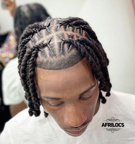 Mens Loc Retwist Styles, Locs Hair Styles For Men, Latest Dreadlocks Styles For Men, Mens Locks Dreadlocks, Dreds Locs Hairstyles For Men, Dreads Braided Men Style Short, Prom Dreadlocks Hairstyles Men, Braided Dread Styles For Men, Dread Style For Men