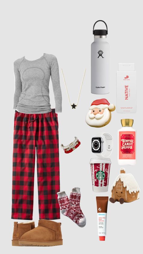 Christmas Shuffles, Modest Christmas Outfit, Pijama Outfit, Aesthetic Pajamas, Preppy Xmas, Preppy Christmas Outfit, Jake Frost, Christmas Fashion Outfits, Christmas Outfit Inspiration