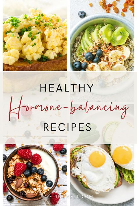 Hormone Reset Diet Recipes, Hormone Reset Diet, Hormone Balancing Recipes, Hormone Diet, Foods To Balance Hormones, Best Smoothie, Balance Hormones Naturally, Healthy Hormones, Balanced Meals