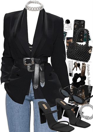 Night Out Classy Outfit, August D Outfit, Outfits For The Theater Night, Things I Find Chic, Chic Gothic Fashion, Gothic Glam Outfit, Work Night Out Outfit, Chic Pants Outfit, Rockstar Theme Outfit