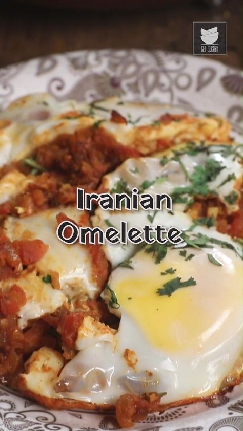 Omelette Recipe, Garlic Paste, Red Chilli, Persian Food, Coriander Seeds, Mindful Eating, Chilli Powder, Tomato Paste, Us Foods