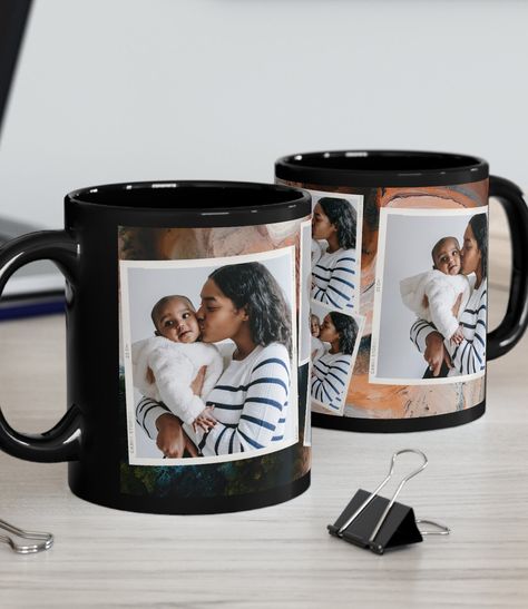 Illusion Photos, Photo Cup, Personalized Photo Mugs, Photo On Mug, Good Morning Love Gif, Custom Photo Mugs, Picture Mugs, Photo Collage Gift, Diy Photo Frames