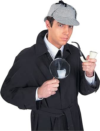 Detective Kit, Sherlock Holmes Costume, Vegetable Costumes, Detective Costume, Detective Sherlock Holmes, Popular Costumes, Magnifying Glasses, Black Halloween Dress, Arthur Conan Doyle